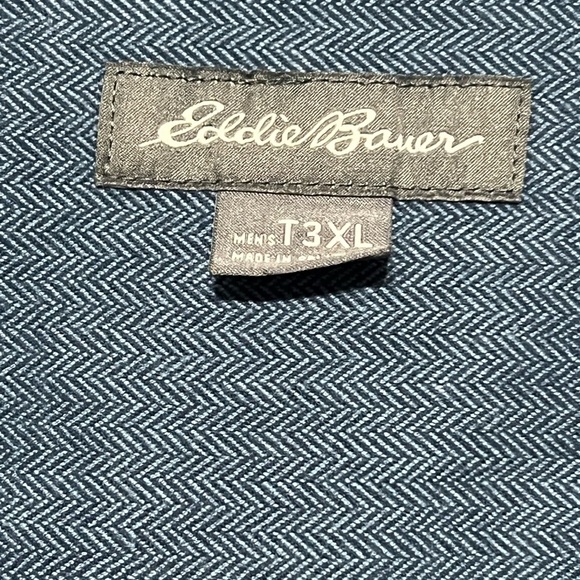 Eddie Bauer Eddie’s Field Flannel Shirt T3XL Heavyweight Brush Cotton Workwear - Picture 5 of 7
